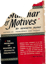 dustjacket of the 1945 edition of A Grammar of Motives